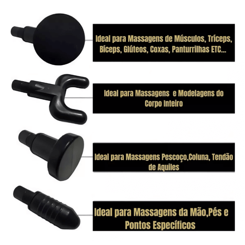 Pistola Profissional Massageadora